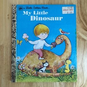 My Little Dinosaur A Little Golden Book 1979 Childrens Classic Illustrated Story